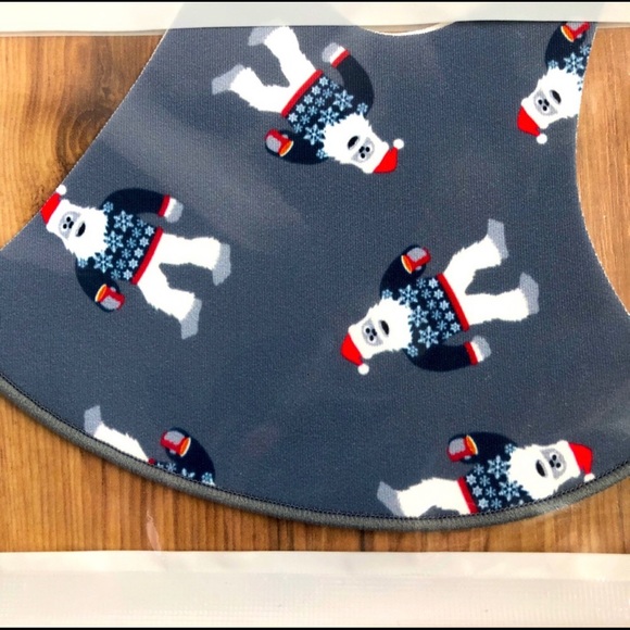 3/$10 NEW Abominable Snowman Mask Gray UNISEX ATB-UV+ - Picture 2 of 11